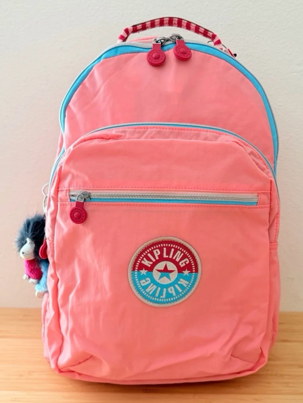 Kipling Seoul Large 15" Laptop Backpack Coral Sea